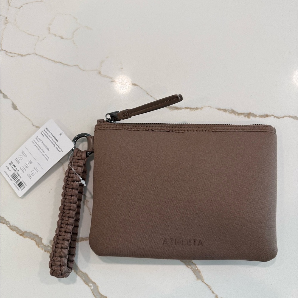 Athleta Brown Revive Wristlet